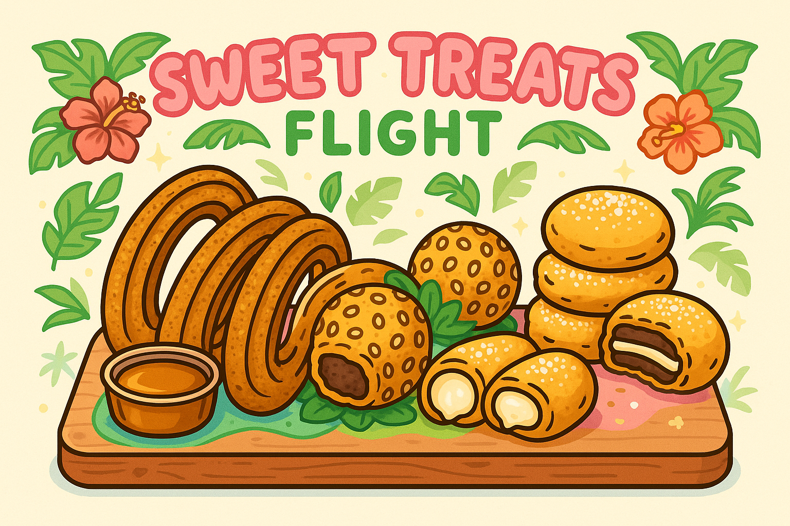 Sweet Treat Flight | Dee's Poi Mochi